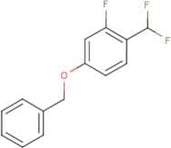 4-benzyloxy-1-(difluoromethyl)-2-fluoro-benzene