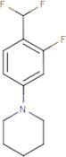 1-[4-(Difluoromethyl)-3-fluoro-phenyl]piperidine