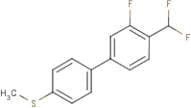 1-(Difluoromethyl)-2-fluoro-4-(4-methylsulfanylphenyl)benzene