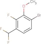 1-Bromo-4-(difluoromethyl)-3-fluoro-2-methoxy-benzene