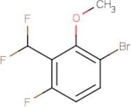 1-Bromo-3-(difluoromethyl)-4-fluoro-2-methoxy-benzene