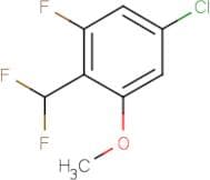 5-Chloro-2-(difluoromethyl)-1-fluoro-3-methoxy-benzene