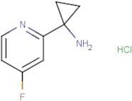 1-(4-Fluoro-2-pyridyl)cyclopropanamine hydrochloride