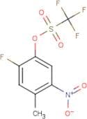 2-Fluoro-4-methyl-5-nitrophenyl trifluoromethanesulphonate