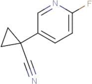 1-(6-Fluoro-3-pyridyl)cyclopropanecarbonitrile