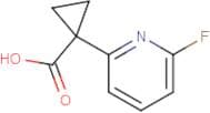 1-(6-Fluoro-2-pyridyl)cyclopropanecarboxylic acid