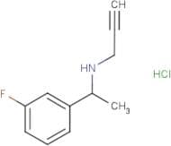 N-[1-(3-Fluorophenyl)ethyl]prop-2-yn-1-amine hydrochloride