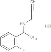 N-[1-(2-Fluorophenyl)ethyl]prop-2-yn-1-amine hydrochloride