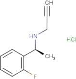 N-[(1S)-1-(2-Fluorophenyl)ethyl]prop-2-yn-1-amine hydrochloride