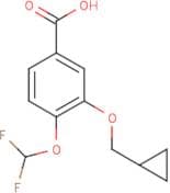 3-(Cyclopropylmethoxy)-4-(difluoromethoxy)benzoic acid