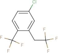 4-Chloro-2-(2,2,2-trifluoroethyl)-1-(trifluoromethyl)benzene