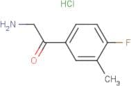 2-Amino-1-(4-fluoro-3-methyl-phenyl)-ethanone monohydrochloride