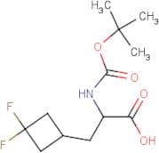 2-(tert-Butoxycarbonylamino)-3-(3,3-difluorocyclobutyl)propanoic acid