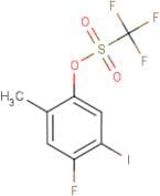 4-Fluoro-5-iodo-2-methylphenyl trifluoromethanesulphonate