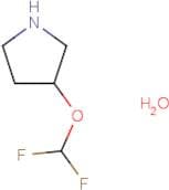 3-(Difluoromethoxy)pyrrolidine monohydrate