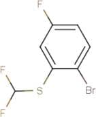 2-Bromo-5-fluorophenyl difluoromethyl sulphide