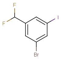 3-Bromo-5-iodobenzal fluoride