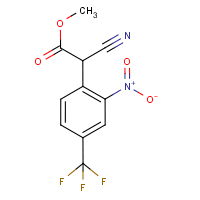 Methyl 2-cyano-2-[2-nitro-4-(trifluoromethyl)phenyl]acetate