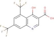 5,7-Bis(trifluoromethyl)-4-hydroxyquinoline-3-carboxylic acid