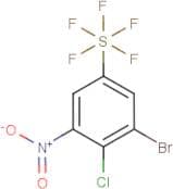 3-Bromo-4-chloro-5-nitrophenylsulphur pentafluoride