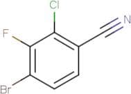 4-Bromo-2-chloro-3-fluorobenzonitrile