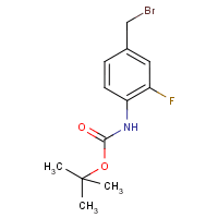 4-Amino-3-fluorobenzyl bromide, N-BOC protected