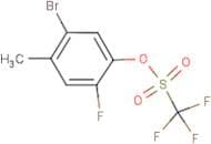 5-Bromo-2-fluoro-4-methylphenyl trifluoromethanesulphonate