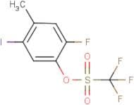 2-Fluoro-5-iodo-4-methylphenyl trifluoromethanesulphonate