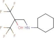 2-[(Cyclohexylamino)methyl]-1,1,1,3,3,3-hexafluoropropan-2-ol
