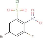 5-Bromo-3-fluoro-2-nitrobenzenesulphonyl chloride