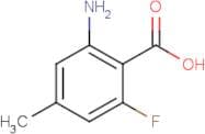 2-Amino-6-fluoro-4-methylbenzoic acid