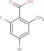 4-Bromo-2-fluoro-6-methylbenzoic acid