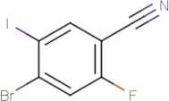 4-Bromo-2-fluoro-5-iodobenzonitrile