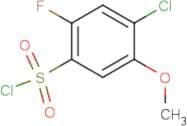 4-Chloro-2-fluoro-5-methoxybenzenesulphonyl chloride
