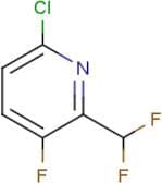 6-Chloro-2-(difluoromethyl)-3-fluoropyridine