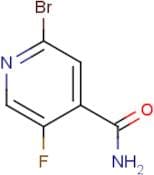 2-Bromo-5-fluoroisonicotinamide