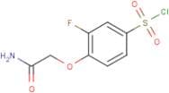 4-(Carbamoylmethoxy)-3-fluorobenzenesulphonyl chloride