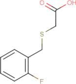 2-[(2-Fluorophenyl)methylsulphanyl]acetic acid