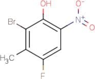 2-Bromo-4-fluoro-3-methyl-6-nitrophenol