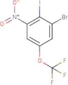 1-Bromo-2-iodo-3-nitro-5-(trifluoromethoxy)benzene