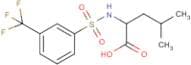 4-Methyl-2-[3-(trifluoromethyl)benzenesulphonylamino]pentanoic acid