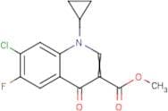 Methyl 7-chloro-1-cyclopropyl-6-fluoro-4-oxo-quinoline-3-carboxylate