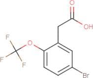 5-Bromo-2-(trifluoromethoxy)phenylacetic acid