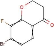 7-Bromo-8-fluorochroman-4-one