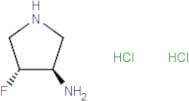 rel-(3R,4R)-4-Fluoropyrrolidin-3-amine dihydrochloride