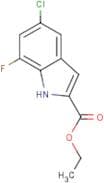 Ethyl 5-chloro-7-fluoro-1H-indole-2-carboxylate