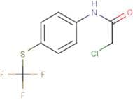 2-Chloro-N-{4-[(trifluoromethyl)thio]phenyl}acetamide