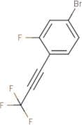 4-Bromo-2-fluoro-1-(3,3,3-trifluoroprop-1-ynyl)benzene