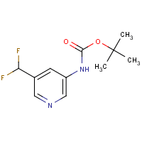 5-(Difluoromethyl)pyridin-3-amine, 3-BOC protected
