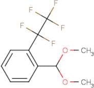 1-(Dimethoxymethyl)-2-(pentafluoroethyl)benzene